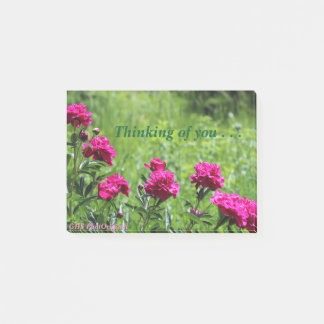 Denken Sie an Sie Post-it Klebezettel