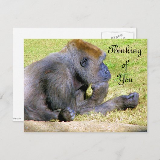 Denken Sie an Sie_ Postkarte (Vorne/Hinten)