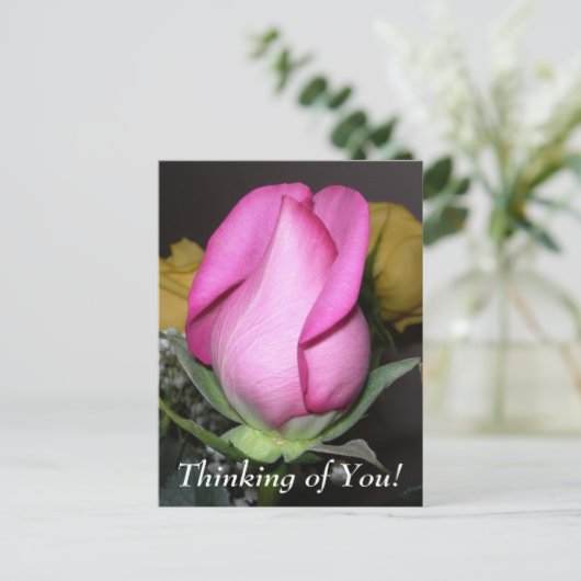 Denken Sie an Sie! Postkarte (Stehend Vorderseite)