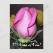 Denken Sie an Sie! Postkarte (Vorderseite)