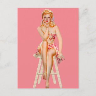 Denken Sie an Sie! Postkarte