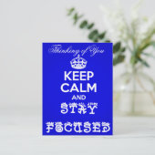 Denken Sie an Sie_ Postkarte (Stehend Vorderseite)