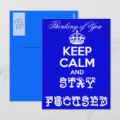 Denken Sie an Sie_ Postkarte (Vorne/Hinten)