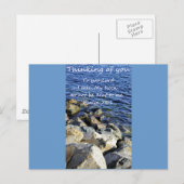 Denken Sie an Sie_ Postkarte (Vorne/Hinten)