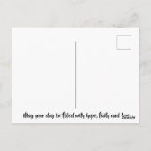 Denken Sie an Sie Postkarte (Rückseite)