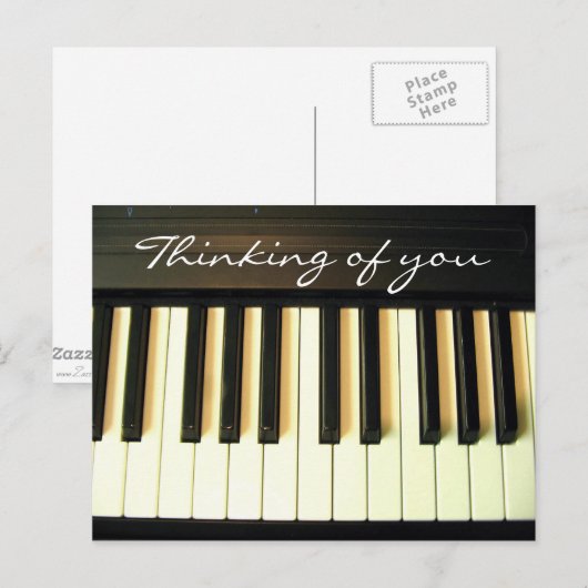 Denken Sie an Sie_ Postkarte (Vorne/Hinten)