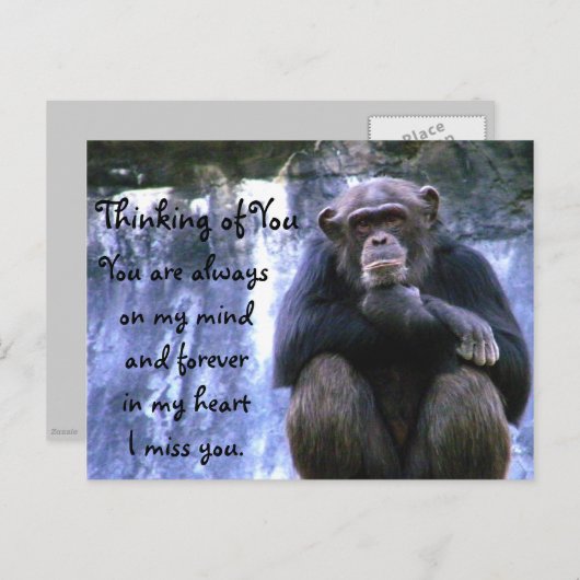 Denken Sie an Sie_ Postkarte (Vorne/Hinten)