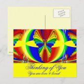 Denken Sie an Sie_ Postkarte (Vorne/Hinten)