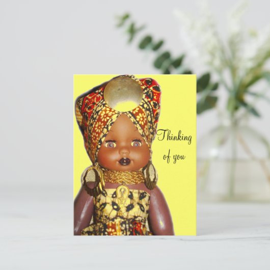 Denken Sie an Sie_ Postkarte (Stehend Vorderseite)