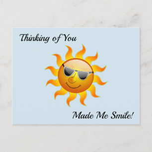 Denken Sie an Sie Postkarte