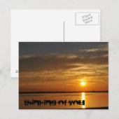 Denken Sie an Sie Postkarte (Vorne/Hinten)