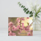 Denken Sie an Sie... Postkarte (Stehend Vorderseite)