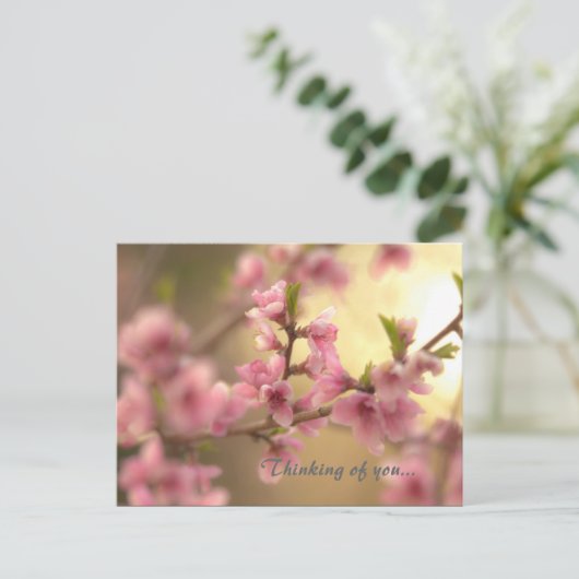 Denken Sie an Sie... Postkarte (Stehend Vorderseite)