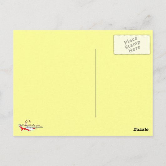 Denken Sie an Sie... Postkarte (Rückseite)