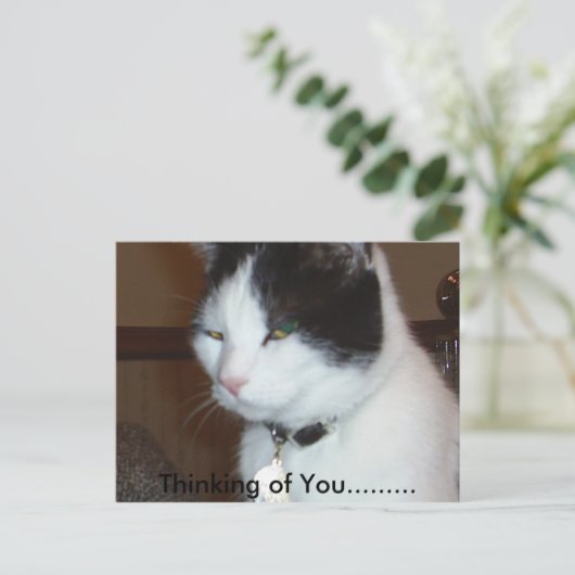 Denken Sie an Sie......... Postkarte (Stehend Vorderseite)