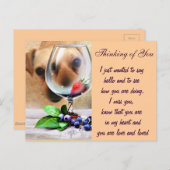 Denken Sie an Sie_ Postkarte (Vorne/Hinten)