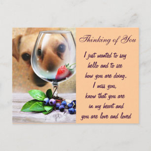 Denken Sie an Sie_ Postkarte