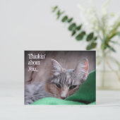 Denken Sie an Sie... Postkarte (Stehend Vorderseite)