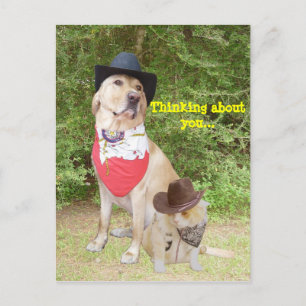 Denken Sie an Sie Postkarte