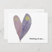 Denken Sie an Sie Postkarte (Vorne/Hinten)