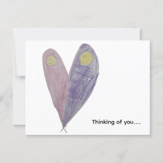 Denken Sie an Sie Postkarte