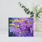 Denken Sie an Sie Postkarte (Stehend Vorderseite)