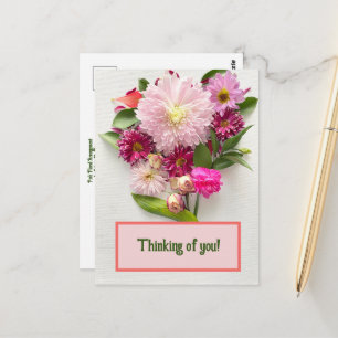 Denken Sie an Sie! Postkarte