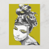 Denken Sie an Sie... Postkarte (Vorderseite)