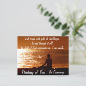 Denken Sie an Sie_ Postkarte (Stehend Vorderseite)