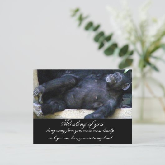 Denken Sie an Sie_ Postkarte (Stehend Vorderseite)