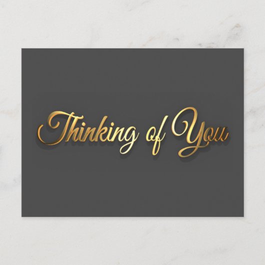 Denken Sie an Sie Postkarte (Vorderseite)