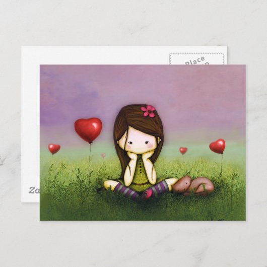 Denken Sie an Sie Postkarte (Vorne/Hinten)