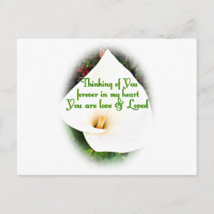 Denken Sie an Sie_ Postkarte