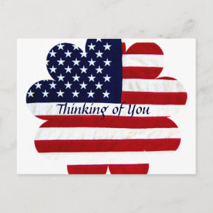 Denken Sie an Sie, Proud American_ Postkarte
