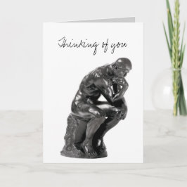Denken Sie an Sie - Romantischer Rodin Karte