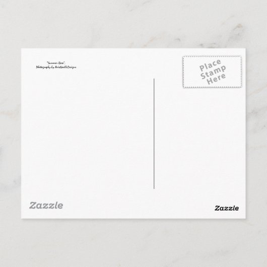 " Denken Sie an Sie"-Schöne Rosen Pink Postkarte (Rückseite)