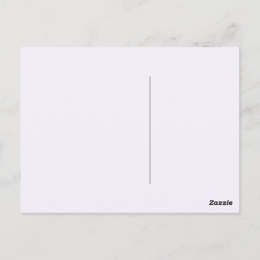 "Denken Sie an Sie" Schöne weiße Lily Postkarte (Rückseite)