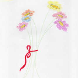 Denken Sie an Sie - Senden einer Bouquet-Karte Karte