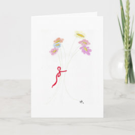 Denken Sie an Sie - Senden einer Bouquet-Karte Karte