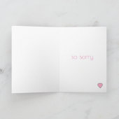 Denken Sie an Sie Sorry Beileid Karte (Innenseite)