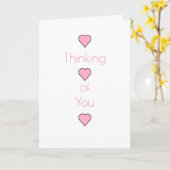 Denken Sie an Sie Sorry Beileid Karte (Gelbe Blume)