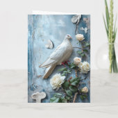 Denken Sie an Sie - Taube Anteilnahme Karte (Rückseite)