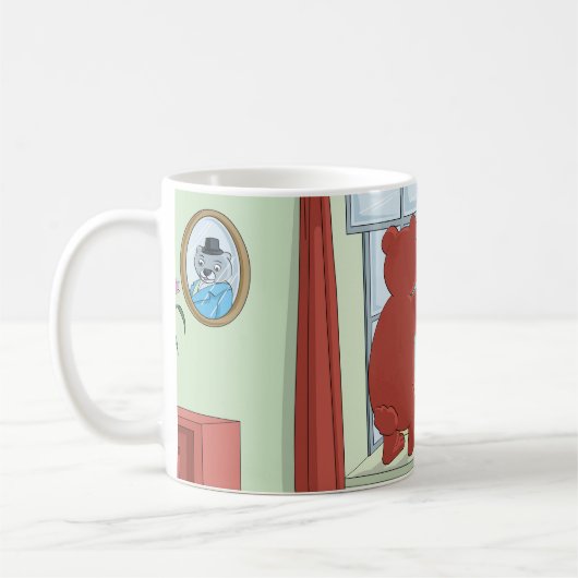 Denken Sie an Sie Teddy Bär Vermisst Sie Niedliche Kaffeetasse (Links)