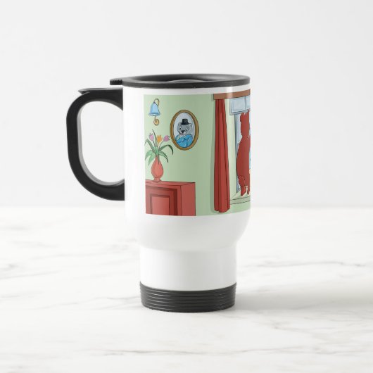 Denken Sie an Sie Teddy Bär Vermisst Sie Niedliche Reisebecher (Links)