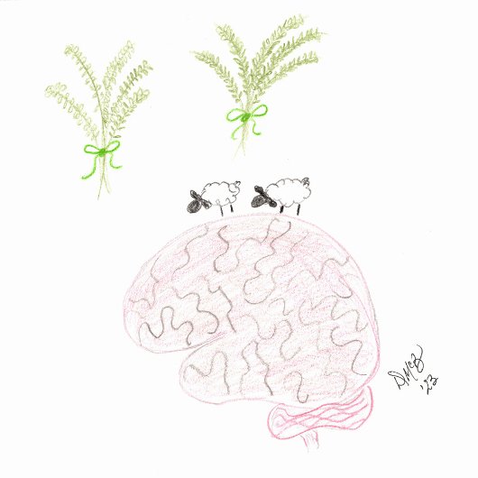 Denken Sie an Sie - Thyme... Ewe ist im Kopf Karte