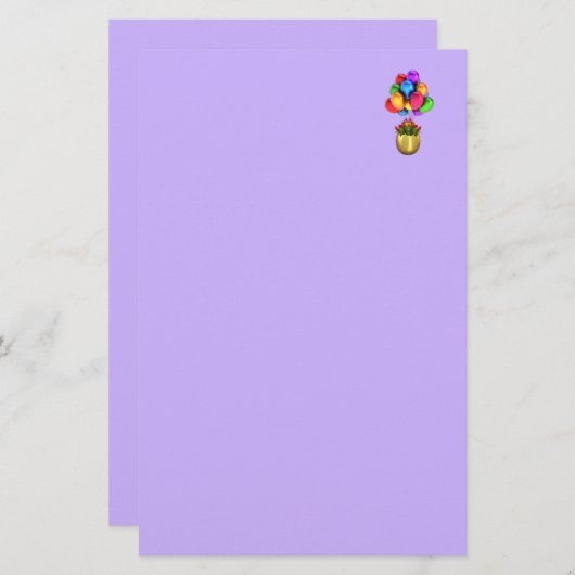 Denken Sie an Sie und Ihre Familie heute Geschicht Briefpapier (Vorne/Hinten)