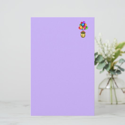 Denken Sie an Sie und Ihre Familie heute Geschicht Briefpapier (Stehend Vorderseite)