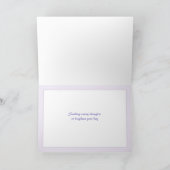 Denken Sie an Sie und schicken Sie Sonnendenkkarte Karte (Innenseite)