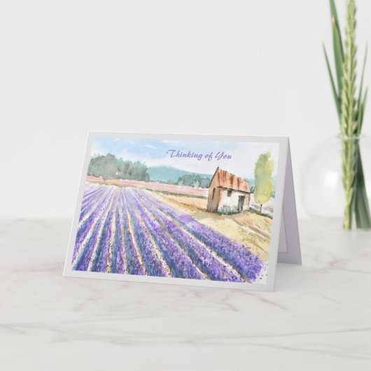 Denken Sie an Sie und schicken Sie Sonnendenkkarte Karte (Vorderseite)