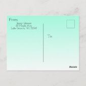 Denken Sie an Sie während dieser harten Zeiten Postkarte (Rückseite)